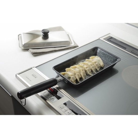 ダンチュウ　ＩＨ対応鉄餃子鍋（ステンレス蓋付） DA-44画像