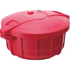 マイヤー　電子レンジ圧力鍋 イタリアンレッド MPCｰ2.3IRの画像