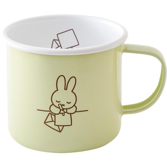 富士ホーロー　ミッフィーパステルマグ（８ｃｍ） ペールグリーン MFP-8MG.PG画像