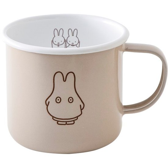富士ホーロー　ミッフィーパステルマグ（８ｃｍ） グレージュ MFP-8MG.GG画像