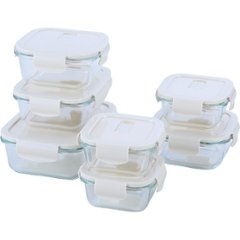 マジクック　レンジ対応　耐熱ガラス容器　７点セット 1759863の画像