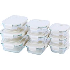 マジクック　レンジ対応　耐熱ガラス容器　９点セット 1759864の画像