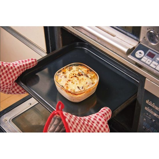 ハリオ　耐熱ガラス製保存容器３個セット オフホワイト KST-2012-OW画像