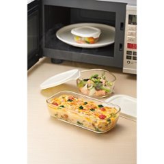 ハリオ　スタッキング耐熱ガラスコンテナ６個セット KSTLｰ5004ｰOW画像