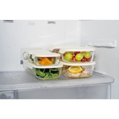 ハリオ　スタッキング耐熱ガラスコンテナ６個セット KSTLｰ5004ｰOW画像