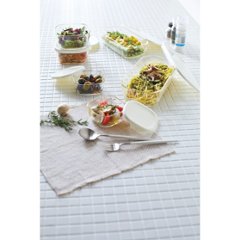 ハリオ　スタッキング耐熱ガラスコンテナ６個セット KSTLｰ5004ｰOW画像