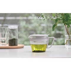 ハリオ　お手軽ティーポット　マルティ ペールグレー OTPM-40-PGR画像