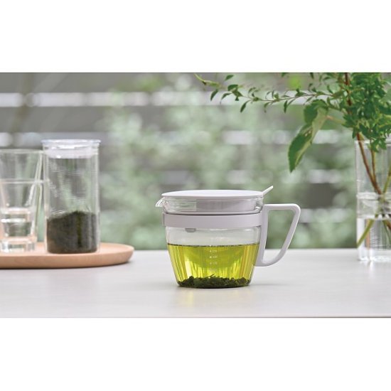 ハリオ　お手軽ティーポット　マルティ ペールグレー OTPM-40-PGR画像