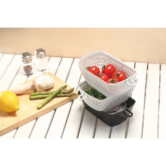 角型チリトリザルボウル　フタ付　４点セット CZBS-04画像