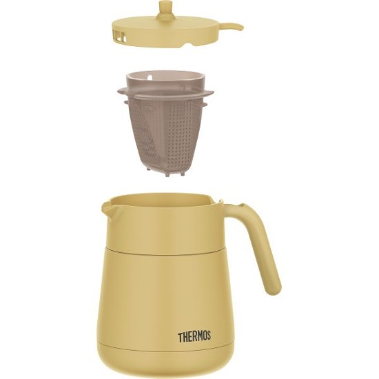 サーモス　ティーポット（７００ｍｌ） ベージュ TTE-700BE画像