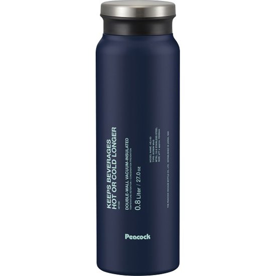 ピーコック　ステンレスボトルスクリューマグタイプ（８００ｍｌ） ダークネイビー AEJ-80AK画像