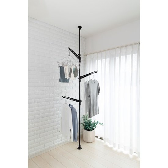 セキスイ　つっぱり式シングルポ−ル TSP-BK画像