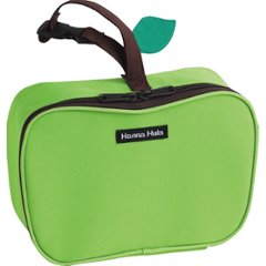 ハンナフラ　りんごマルチポーチ（おむつポーチ） アップルグリーン CPOP-25の画像
