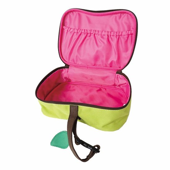 ハンナフラ　りんごマルチポーチ（おむつポーチ） アップルグリーン CPOP-25画像
