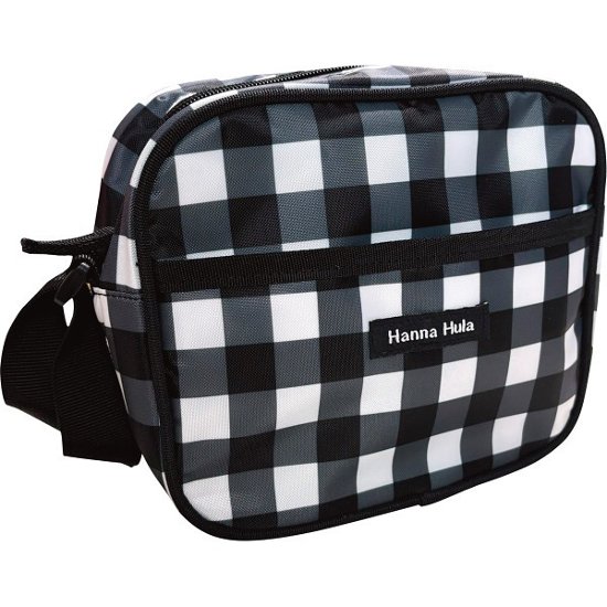 ハンナフラ　キッズ　ショルダーバッグ ギンガムブラック CKSH-GBK画像