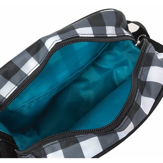 ハンナフラ　キッズ　ショルダーバッグ ギンガムブラック CKSH-GBK画像