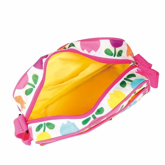 ハンナフラ　キッズ　ショルダーバッグ ホワイトチューリップ CKSH-TU02画像