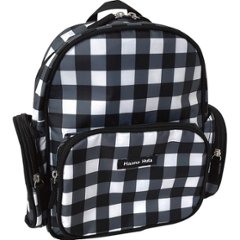 ハンナフラ　キッズ　リュックサック ギンガムブラック CRU-GBKの画像