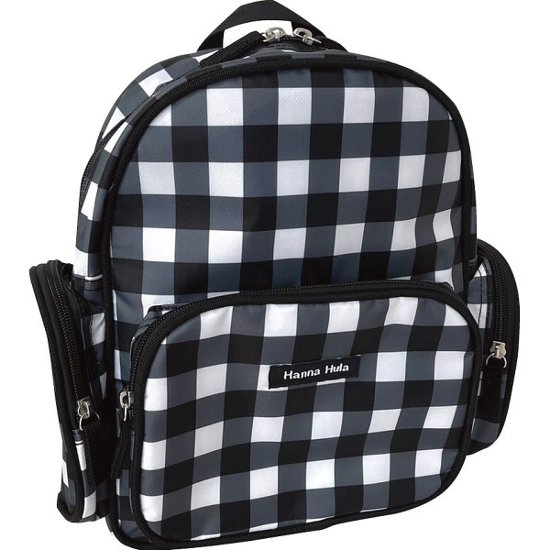 ハンナフラ　キッズ　リュックサック ギンガムブラック CRU-GBK画像