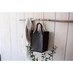 レゾリヴァード　パイピングトート ブラック bg024BK画像