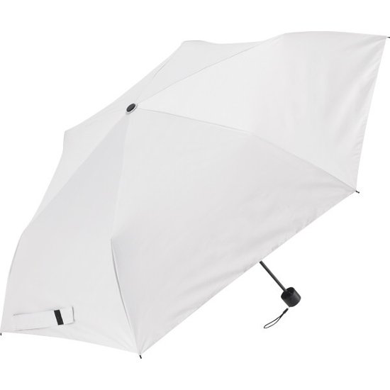 ウォーターフロント　ＺＥＮＴＥＮＫＯＵ折たたみ傘５５ｃｍ スモーキーホワイト S355-1127WH1-BB画像