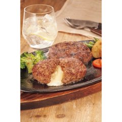 チーズイン近江牛ハンバーグ　ゴロゴロ牛肉入り近江牛ハンバーグ２種セット 1612241画像