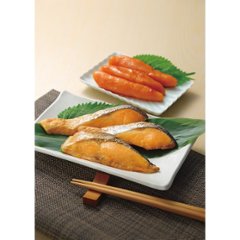 鳴海屋　辛子明太子箱入と鮭の明太漬詰合せ 1780985画像