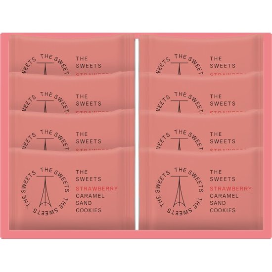 ザ・スウィーツ　苺キャラメルサンドクッキー（８個） SSB8画像
