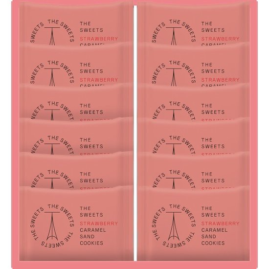 ザ・スウィーツ　苺キャラメルサンドクッキー（１２個） SSB12画像