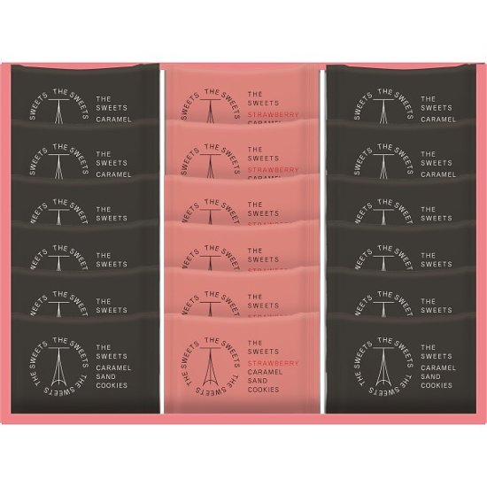ザ・スウィーツ　キャラメルサンドクッキー（オリジナル＆苺）（１８個） SCSSB18画像