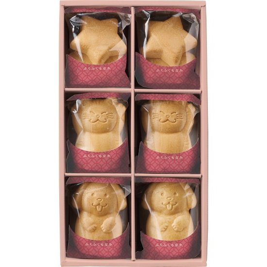 菓匠八　ふくふくもなか（６個） HFM18画像