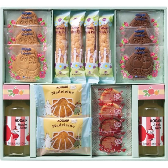 ムーミン　ジュース＆スイーツセット MS-30R画像