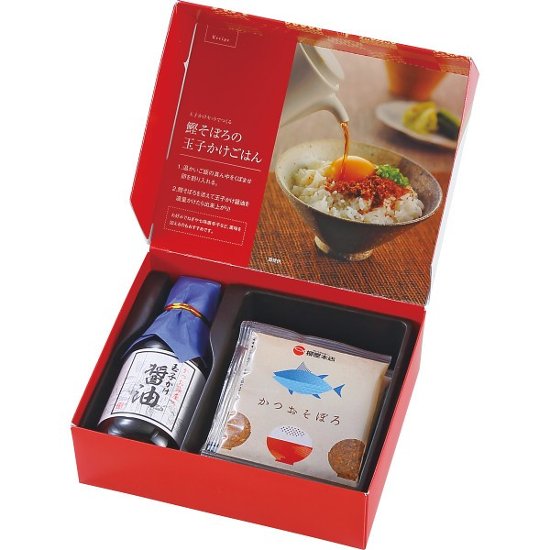 柳屋本店　玉子かけ醤油と鰹そぼろセット EOR-10画像