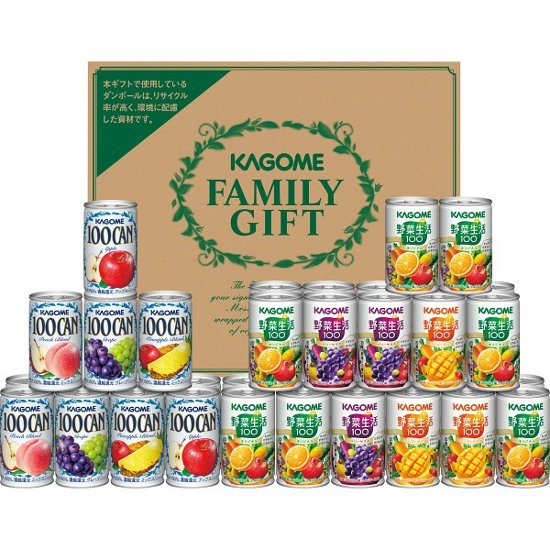 カゴメ　すこやかファミリーギフト（３６本） KSR-50H画像