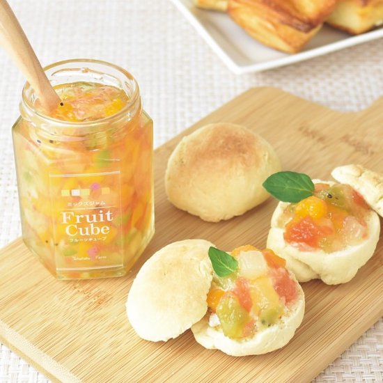 たかはたファーム　ミックスジャム　フルーツキューブ（１５５ｇ） 002032画像