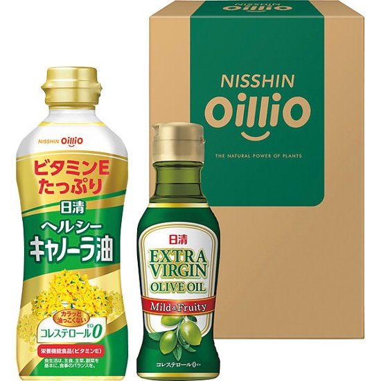 日清　ヘルシーオイル＆ＥＸＶオリーブオイルギフト TOVｰ10画像