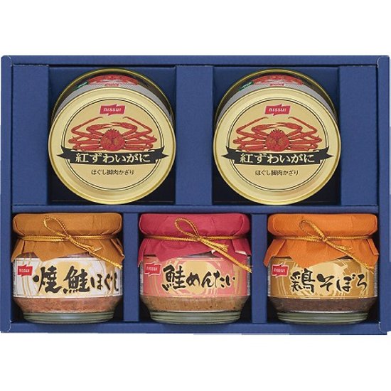 ニッスイ　紅ずわいがに缶詰・びん詰ギフトセット BK-40D画像