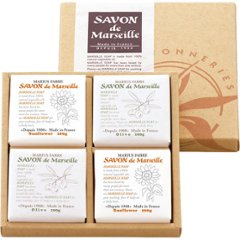 サボンドマルセイユ　マルセイユ無香料ギフトセット　４個入　 1782431の画像