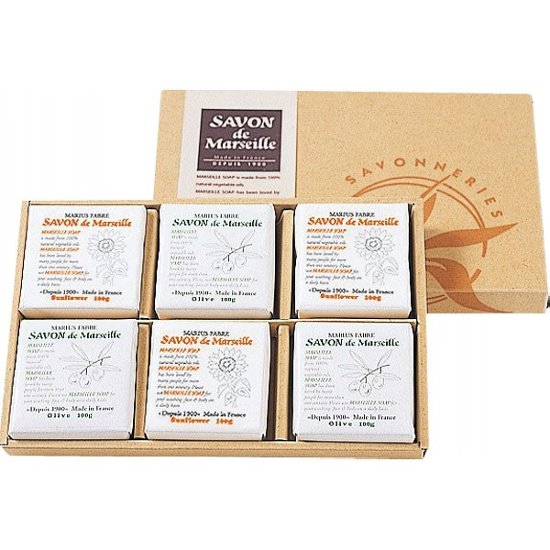 サボンドマルセイユ　マルセイユ無香料ギフトセット　６個入 1782432画像