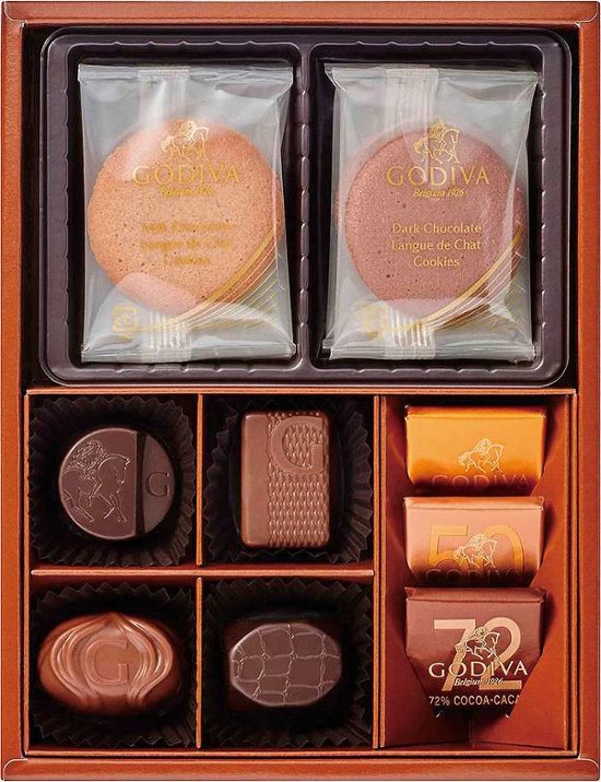 チョコレート&クッキー アソートメント（チョコレート8粒入/クッキー4枚入） 208037 画像