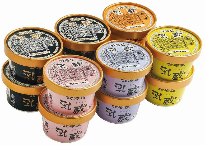 北海道アイスクリーム5種12個 110131 画像