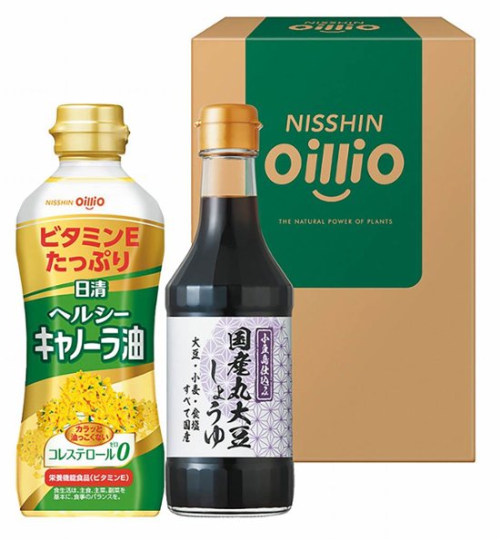 日清ヘルシーオイル&国産丸大豆しょうゆギフト TOS-10A 画像