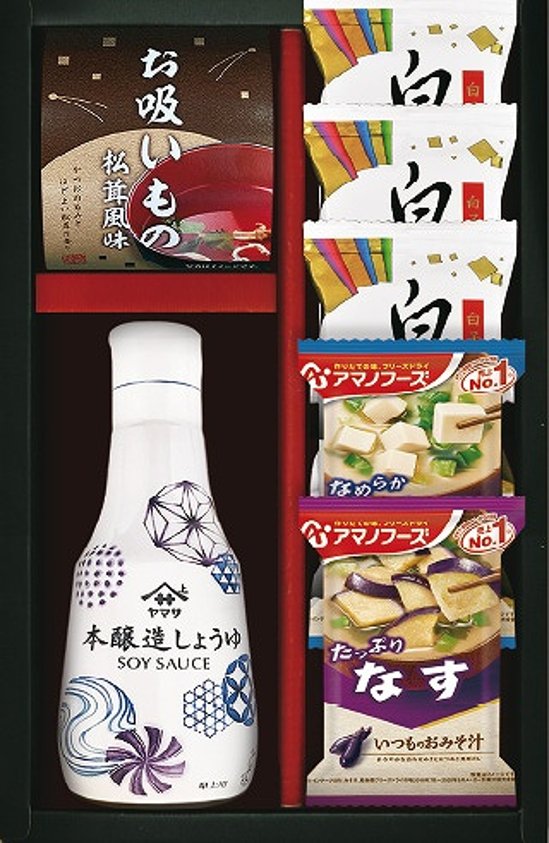 アマノフーズ＆ヤマサ鮮度しょうゆ詰合せ AY-202 画像