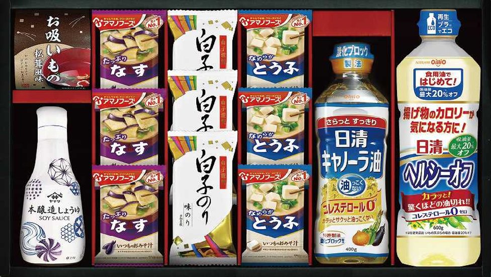 アマノフーズ＆ヤマサ鮮度しょうゆ詰合せ AY-502R 画像