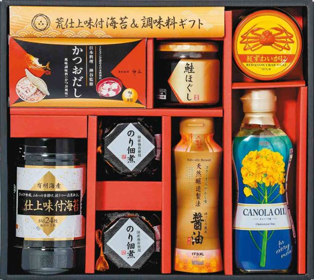 荒仕上味付海苔＆調味料ギフト NH-EZ 画像