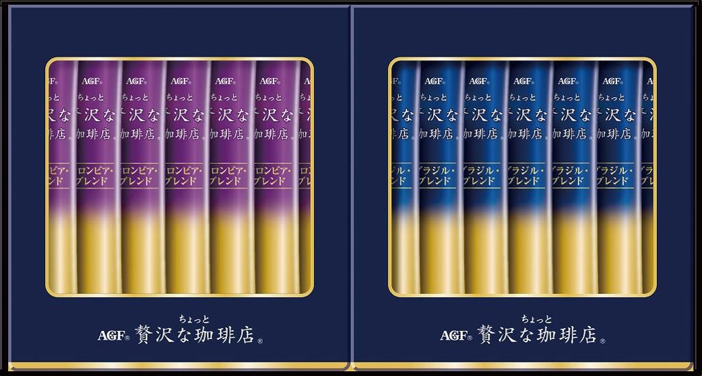 AGFちょっと贅沢な珈琲店スティック　ブラックギフト ZST-10D 画像