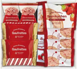 あまおう苺バウムクーヘン＆プチガトー　ギフトボックス FAS-10 の画像