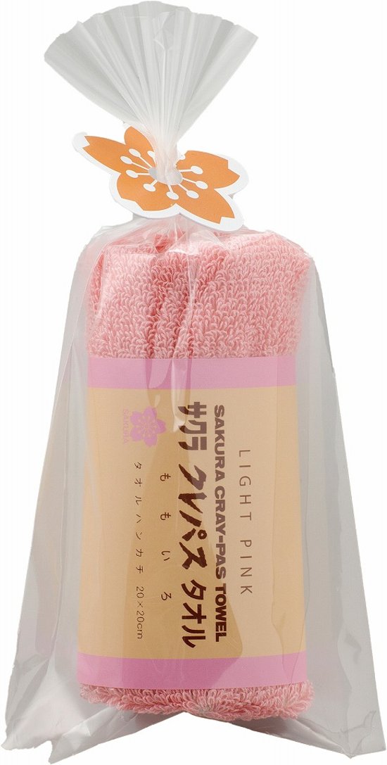 クレパスタオル　タオルハンカチ（ピンク） CR23050-PI 画像