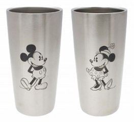 Disney　ステンレス真空タンブラーセット　440ml　ミッキー＆ミニー 82670 の画像