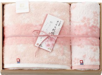 今治謹製 さくら紋織　タオルセット SM2250 の画像